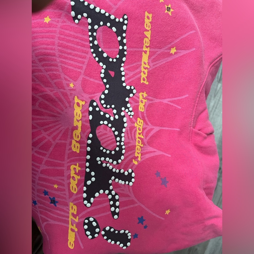 Pink Graphic Hoodie